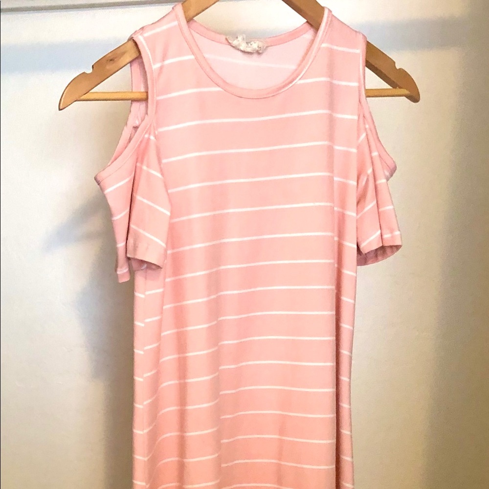 Btween Girls Size 10 Cold Shoulder Dress